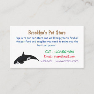 Abbildung des tödlichen Cartoon Visitenkarte