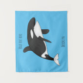 Abbildung des tödlichen Cartoon Wandteppich (Vorderseite)