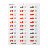 Abbildung des Tomaten-Cartoon (Vorne)