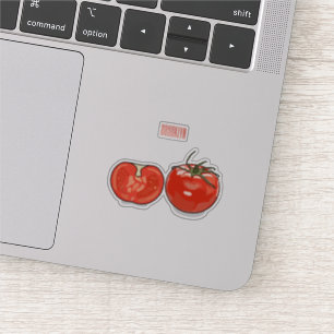 Abbildung des Tomaten-Cartoon Aufkleber