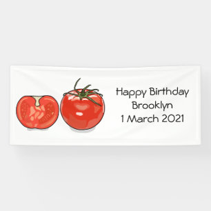 Abbildung des Tomaten-Cartoon Banner