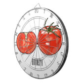 Abbildung des Tomaten-Cartoon Dartscheibe (Vorderseite rechts)