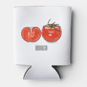 Abbildung des Tomaten-Cartoon Dosenkühler (Vorderseite)