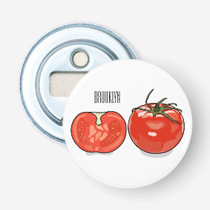 Abbildung des Tomaten-Cartoon Flaschenöffner