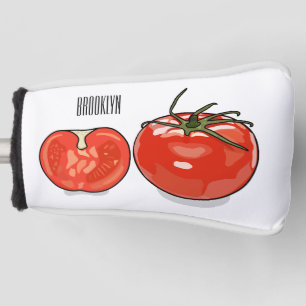 Abbildung des Tomaten-Cartoon Golf Headcover