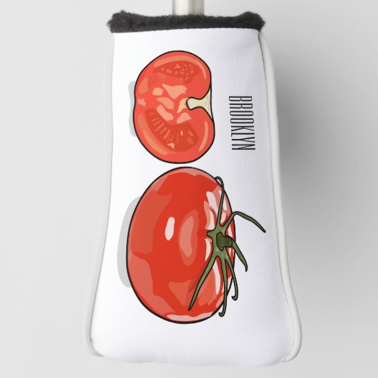 Abbildung des Tomaten-Cartoon Golf Headcover (Rotieren 90)