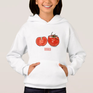 Abbildung des Tomaten-Cartoon Hoodie