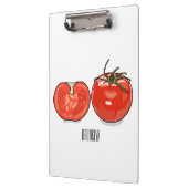 Abbildung des Tomaten-Cartoon Klemmbrett (Links)