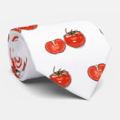 Abbildung des Tomaten-Cartoon Krawatte (Gerollt)
