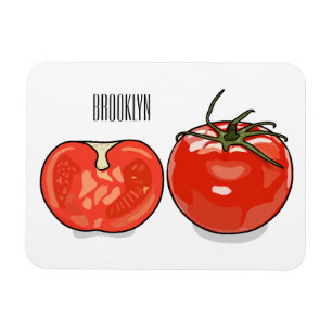 Abbildung des Tomaten-Cartoon Magnet