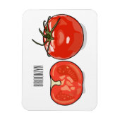 Abbildung des Tomaten-Cartoon Magnet (Vertikal)