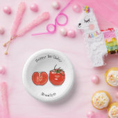 Abbildung des Tomaten-Cartoon Pappteller (Party)