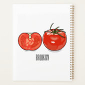 Abbildung des Tomaten-Cartoon Planer (Rückseite)