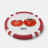 Abbildung des Tomaten-Cartoon Pokerchips (Einzeln)