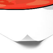 Abbildung des Tomaten-Cartoon Poster (Ecke)