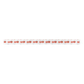 Abbildung des Tomaten-Cartoon Satinband (Vorderseite)