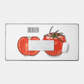 Abbildung des Tomaten-Cartoon Schreibtischunterlage (Tastatur & Maus)