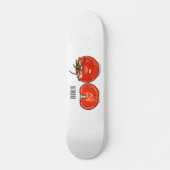 Abbildung des Tomaten-Cartoon Skateboard (Vorne)