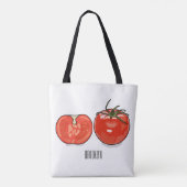 Abbildung des Tomaten-Cartoon Tasche (Rückseite)