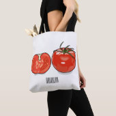 Abbildung des Tomaten-Cartoon Tasche (Von Nahem)