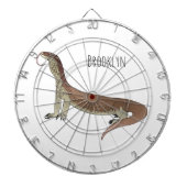 Abbildung des Wardeblattmusters Dartscheibe (vorne)