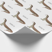 Abbildung des Wardeblattmusters Geschenkpapier (Ecke)