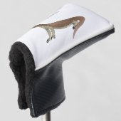 Abbildung des Wardeblattmusters Golf Headcover (3/4 Vorderseite)