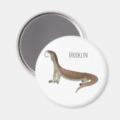 Abbildung des Wardeblattmusters Magnet (Vorderseite/Rückseite)