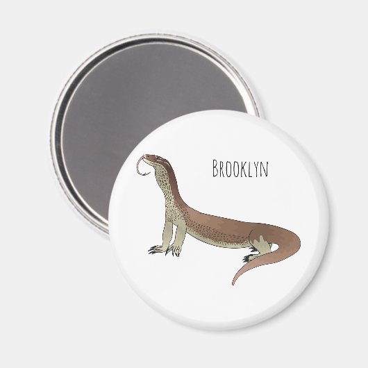 Abbildung des Wardeblattmusters Magnet (Vorderseite/Rückseite)