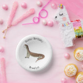 Abbildung des Wardeblattmusters Pappteller