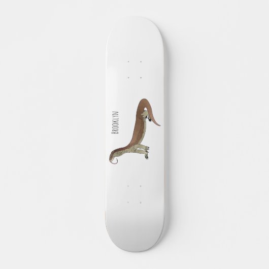 Abbildung des Wardeblattmusters Skateboard (Vorne)