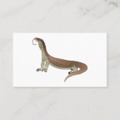 Abbildung des Wardeblattmusters Visitenkarte (Rückseite)