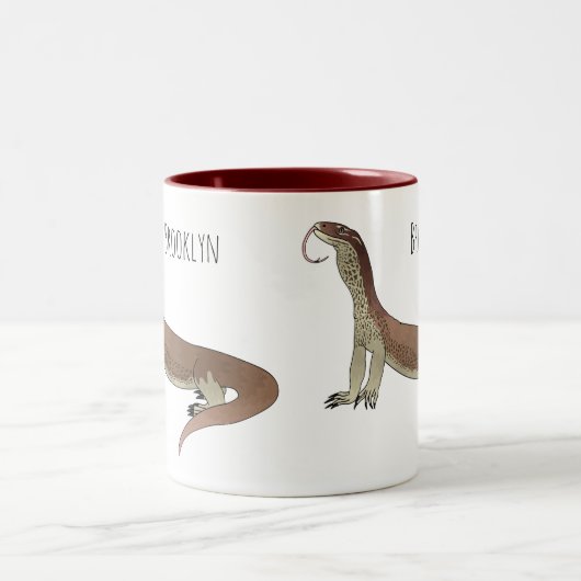 Abbildung des Wardeblattmusters Zweifarbige Tasse (Mittel)