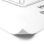 Abbildung einer Hämodialyse Medizinische Behandlun Poster (Ecke)