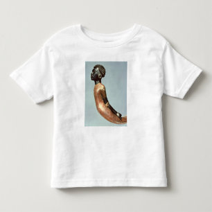Abbildung eines afrikanischen Mannes vom Ende der Kleinkind T-shirt