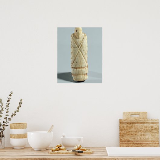 Abbildung eines bärtigen Mannes (ElefantenElfenbei Poster (Küche)