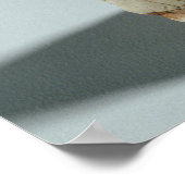 Abbildung eines bärtigen Mannes (ElefantenElfenbei Poster (Ecke)