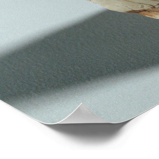 Abbildung eines bärtigen Mannes (ElefantenElfenbei Poster (Ecke)