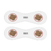 Abbildung eines Chocolate Chip Cookie Cartoon Baseball (Paneele)