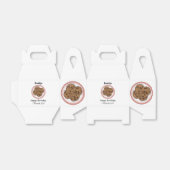 Abbildung eines Chocolate Chip Cookie Cartoon Geschenkschachtel (Ungefaltet)