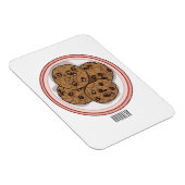 Abbildung eines Chocolate Chip Cookie Cartoon Magnet (Rechte Seite)
