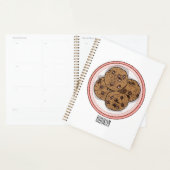 Abbildung eines Chocolate Chip Cookie Cartoon Planer (Anzeige)