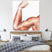 Abbildung eines gefederten Arms mit menschlichem B Leinwanddruck (Insitu (Schlafzimmer))