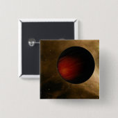 Abbildung eines Hot Jupiter namens HD 149026b Button (Vorne & Hinten)