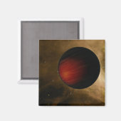 Abbildung eines Hot Jupiter namens HD 149026b Magnet (Vorderseite/Rückseite)