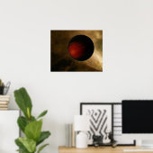 Abbildung eines Hot Jupiter namens HD 149026b Poster (Heimbüro)