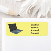 Abbildung eines Laptop-Cartoon (Insitu)