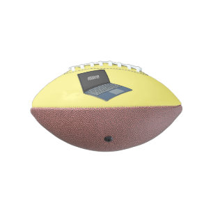 Abbildung eines Laptop-Cartoon Football