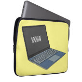 Abbildung eines Laptop-Cartoon Laptopschutzhülle (Vorne Rechts)
