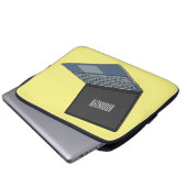 Abbildung eines Laptop-Cartoon Laptopschutzhülle (Vorne Knopf)